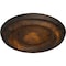 Ekena Millwork Maria Ceiling Medallion (Fits Canopies up to 1 3/4"), Hand-Painted Rust, 9 5/8"OD x 1 1/8"P CM09MARUS - alternate 2
